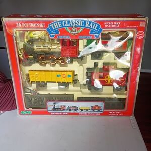 The Classic Kids Train Set - Red, Yellow, Green